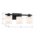 Millennium - 23103-MB - Three Light Vanity - Abelson - Matte Black