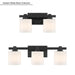 Millennium - 23103-MB - Three Light Vanity - Abelson - Matte Black