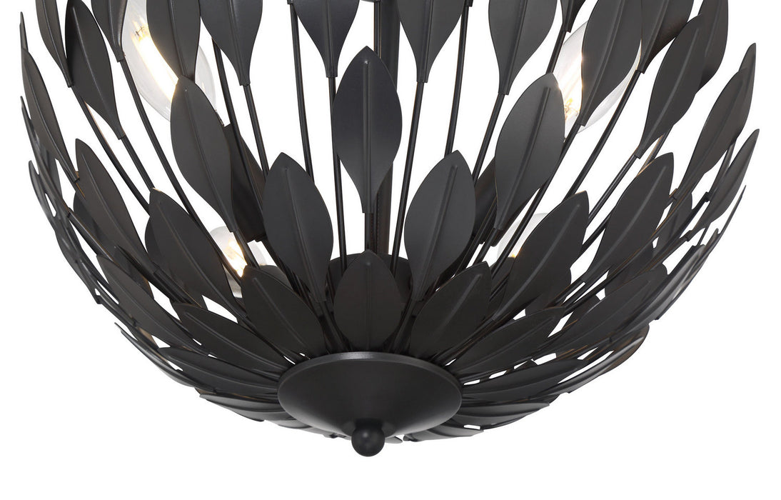 Millennium - 28304-MB - Four Light Semi-Flush Mount - Merylmint - Matte Black