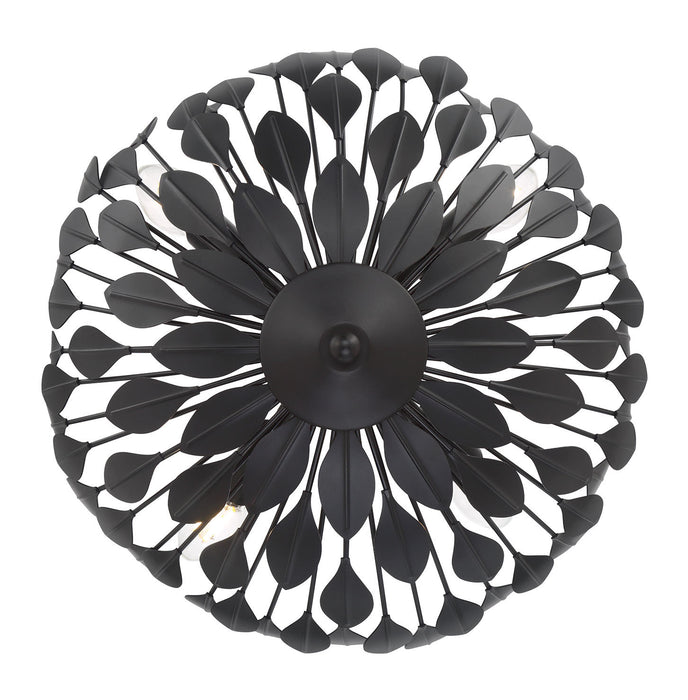 Millennium - 28304-MB - Four Light Semi-Flush Mount - Merylmint - Matte Black