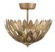 Millennium - 28304-PAB - Four Light Semi-Flush Mount - Merylmint - Painted Aged Brass