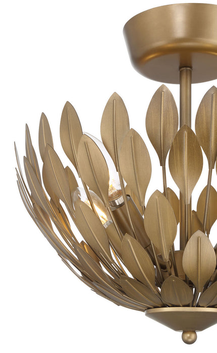 Millennium - 28304-PAB - Four Light Semi-Flush Mount - Merylmint - Painted Aged Brass