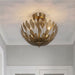 Millennium - 28304-PAB - Four Light Semi-Flush Mount - Merylmint - Painted Aged Brass