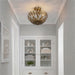 Millennium - 28304-PAB - Four Light Semi-Flush Mount - Merylmint - Painted Aged Brass