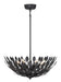 Millennium - 28306-MB - Six Light Pendant - Merylmint - Matte Black