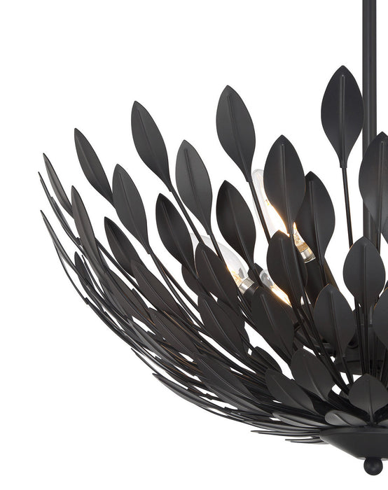 Millennium - 28306-MB - Six Light Pendant - Merylmint - Matte Black
