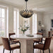 Millennium - 28306-MB - Six Light Pendant - Merylmint - Matte Black
