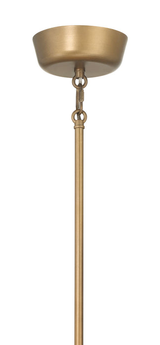 Millennium - 28306-PAB - Six Light Pendant - Merylmint - Painted Aged Brass