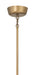 Millennium - 28306-PAB - Six Light Pendant - Merylmint - Painted Aged Brass