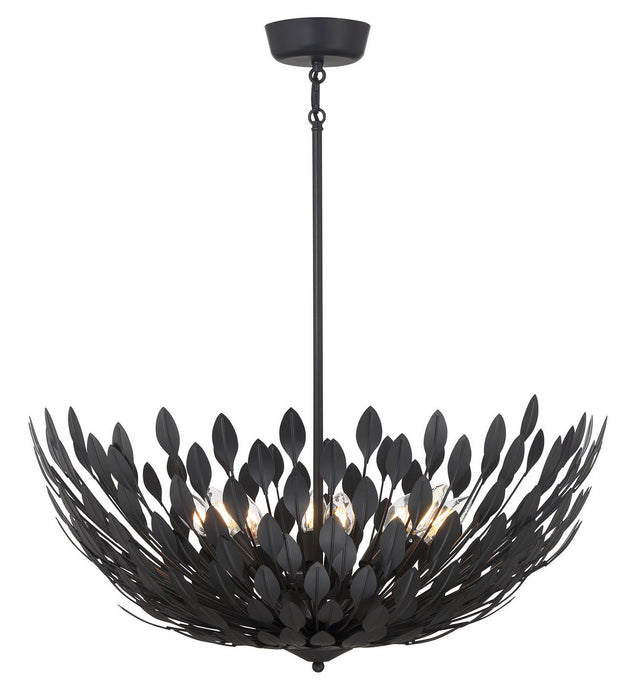 Millennium - 28308-MB - Eight Light Pendant - Merylmint - Matte Black