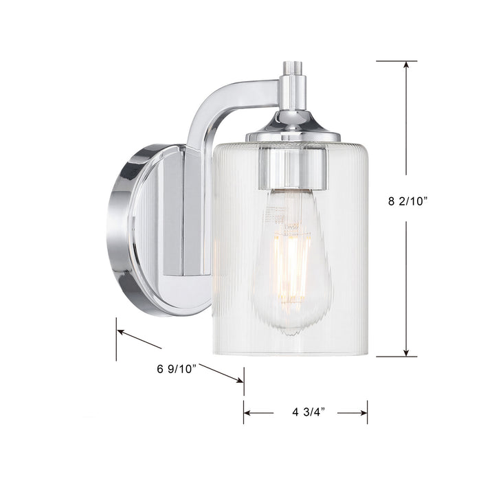Millennium - 28701-CH - One Light Wall Sconce - Ryehouse - Chrome
