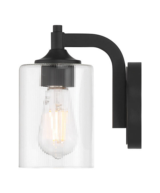 Millennium - 28701-MB - One Light Wall Sconce - Ryehouse - Matte Black