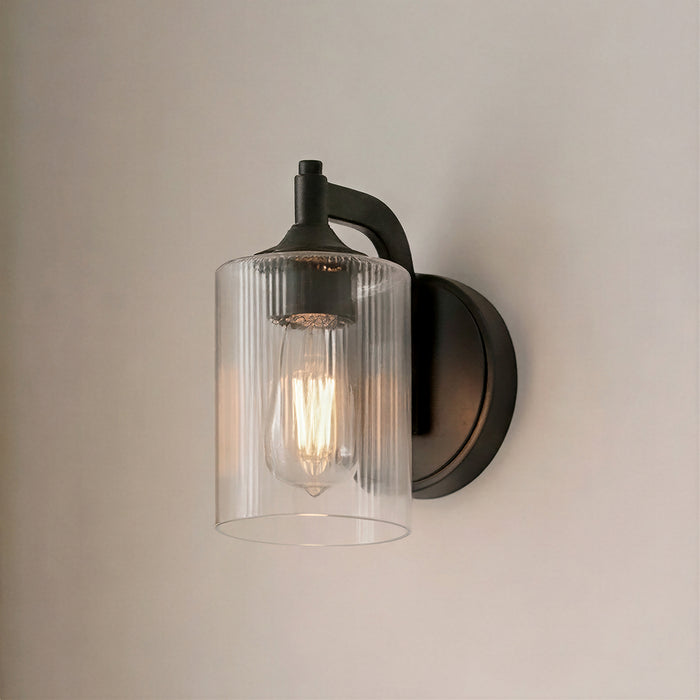 Millennium - 28701-MB - One Light Wall Sconce - Ryehouse - Matte Black