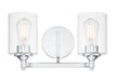 Millennium - 28702-CH - Two Light Vanity - Ryehouse - Chrome