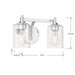 Millennium - 28702-CH - Two Light Vanity - Ryehouse - Chrome