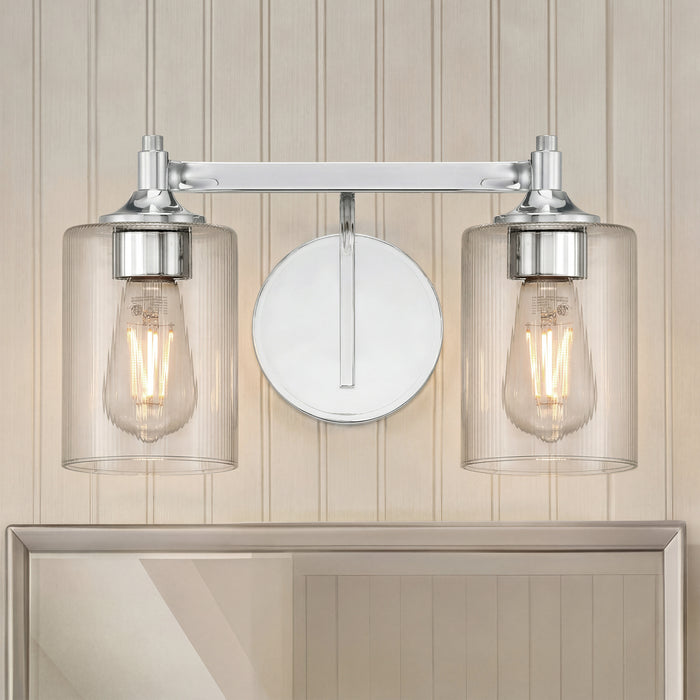 Millennium - 28702-CH - Two Light Vanity - Ryehouse - Chrome