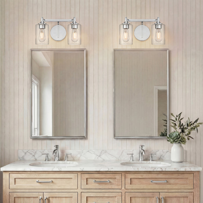 Millennium - 28702-CH - Two Light Vanity - Ryehouse - Chrome