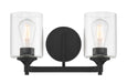 Millennium - 28702-MB - Two Light Vanity - Ryehouse - Matte Black