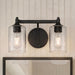 Millennium - 28702-MB - Two Light Vanity - Ryehouse - Matte Black