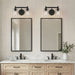 Millennium - 28702-MB - Two Light Vanity - Ryehouse - Matte Black
