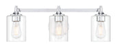 Millennium - 28703-CH - Three Light Vanity - Ryehouse - Chrome
