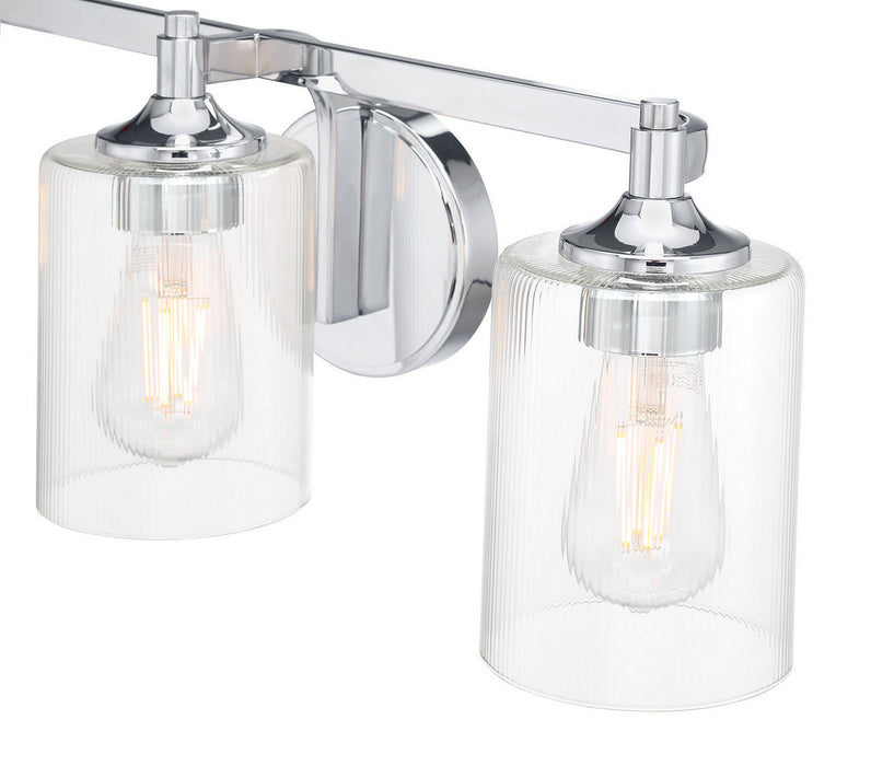 Millennium - 28703-CH - Three Light Vanity - Ryehouse - Chrome