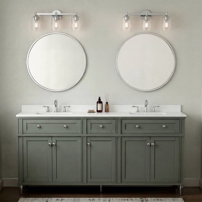 Millennium - 28703-CH - Three Light Vanity - Ryehouse - Chrome