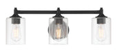 Millennium - 28703-MB - Three Light Vanity - Ryehouse - Matte Black