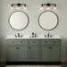 Millennium - 28703-MB - Three Light Vanity - Ryehouse - Matte Black