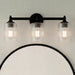 Millennium - 28703-MB - Three Light Vanity - Ryehouse - Matte Black