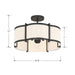 Millennium - 28803-MB - Three Light Semi-Flush Mount - Marlbeck - Matte Black