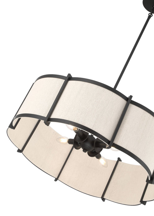 Millennium - 28804-MB - Four Light Pendant - Marlbeck - Matte Black