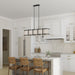 Millennium - 28805-MB - Five Light Linear Chandelier - Marlbeck - Matte Black