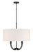 Millennium - 28904-MB - Four Light Pendant - Mairbourne - Matte Black