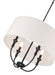 Millennium - 28904-MB - Four Light Pendant - Mairbourne - Matte Black