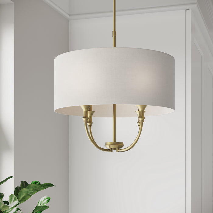 Millennium - 28904-VB - Four Light Pendant - Mairbourne - Vintage Brass