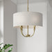 Millennium - 28904-VB - Four Light Pendant - Mairbourne - Vintage Brass