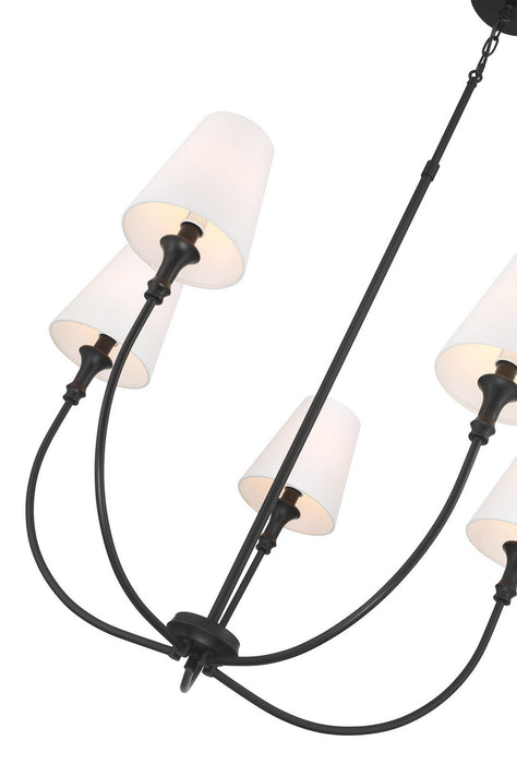 Millennium - 28905-MB - Five Light Chandelier - Mairbourne - Matte Black