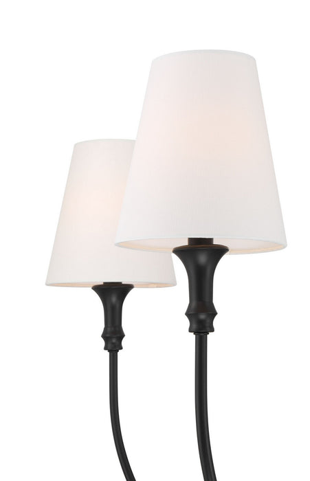 Millennium - 28905-MB - Five Light Chandelier - Mairbourne - Matte Black