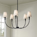 Millennium - 28905-MB - Five Light Chandelier - Mairbourne - Matte Black
