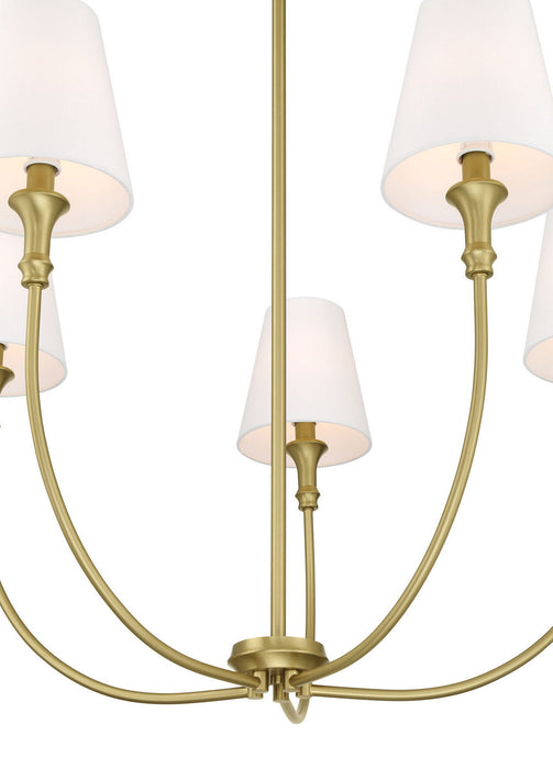 Millennium - 28905-VB - Five Light Chandelier - Mairbourne - Vintage Brass