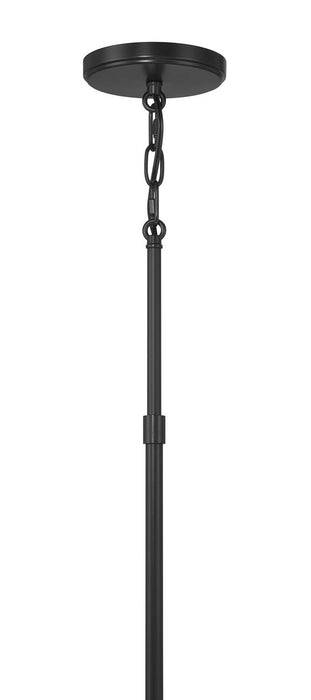 Millennium - 28906-MB - Six Light Linear Chandelier - Mairbourne - Matte Black