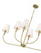 Millennium - 28906-VB - Six Light Linear Chandelier - Mairbourne - Vintage Brass