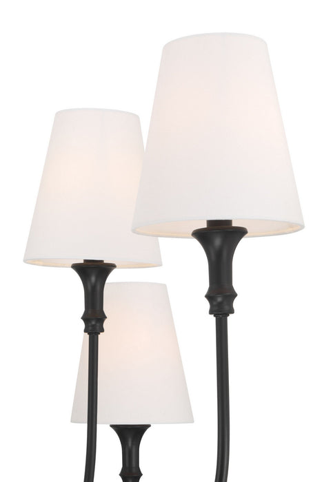 Millennium - 28908-MB - Eight Light Chandelier - Mairbourne - Matte Black