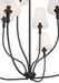 Millennium - 28908-MB - Eight Light Chandelier - Mairbourne - Matte Black