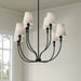 Millennium - 28908-MB - Eight Light Chandelier - Mairbourne - Matte Black