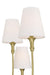 Millennium - 28908-VB - Eight Light Chandelier - Mairbourne - Vintage Brass