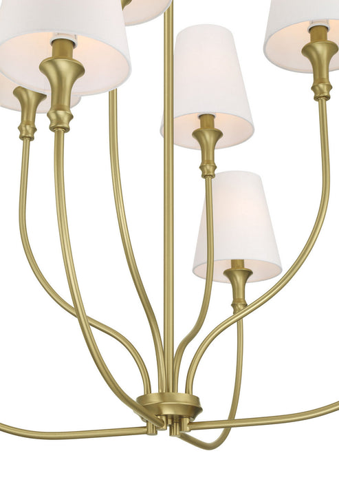 Millennium - 28908-VB - Eight Light Chandelier - Mairbourne - Vintage Brass