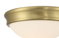Millennium - 5221-VB - LED Flush Mount - Baumann - Vintage Brass