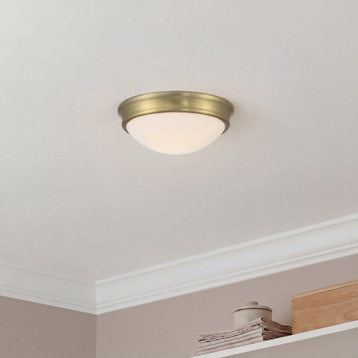 Millennium - 5221-VB - LED Flush Mount - Baumann - Vintage Brass